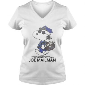 Snoopy Joe mailman Ladies Vneck