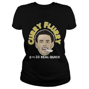 Stephen Curry Curry Flurry 0 to 33 real quick Ladies Tee