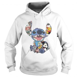 Stitch And Disney Characters Hoodie