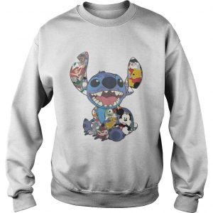Stitch And Disney Characters Sweatshirt