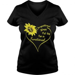 Sunflower Occupational therapy put the fun in Functional Ladies Vneck