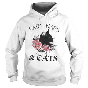 Tats naps and cats flower Hoodie