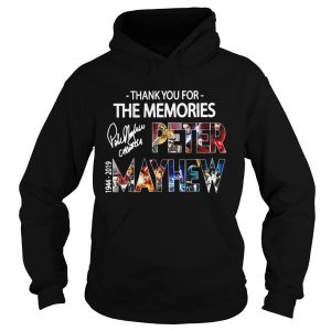 Thank You For The Memories Peter Mayhew 1944 2019 Signature Hoodie