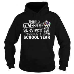 The Infinity Gauntlet Avengers this teacher survived the 2018 2019 school year Hoodie