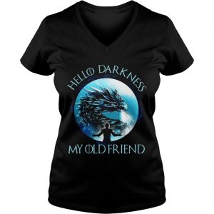 The Night King hello darkness my old friend Ladies Vneck
