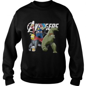The Simpsons Marvel Avengers Endgame Sweatshirt