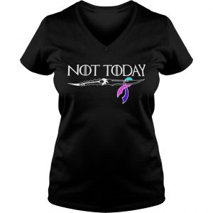 Thyroid cancer not today Game of Thrones Ladies Vneck