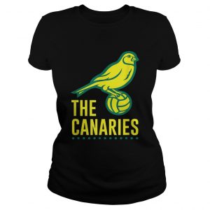 Top Norwich City The Canaries Ladies Tee