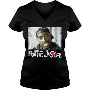 Tupac Shakur Poetic Justice Ladies Vneck