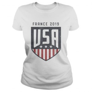 USA Soccer Team France 2019 Ladies Tee