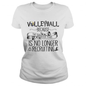 Volleyball Because Quidditch Team Is No Longer Recruiting Ladies Tee