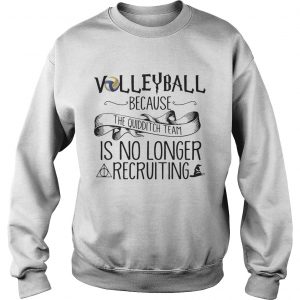 Volleyball Because Quidditch Team Is No Longer Recruiting Sweatshirt