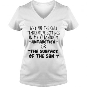 Why are the only temperature settings in my classroom antarctica or the surface of the sun Ladies Vneck