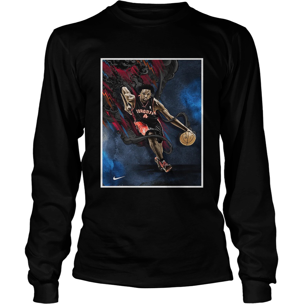 04 Toronto Raptor Basketball Shirt LongSleeve