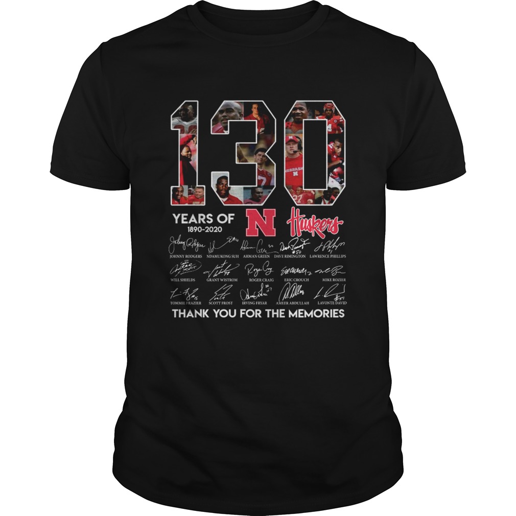 130 years 1890 2020 thank you for the memories shirt