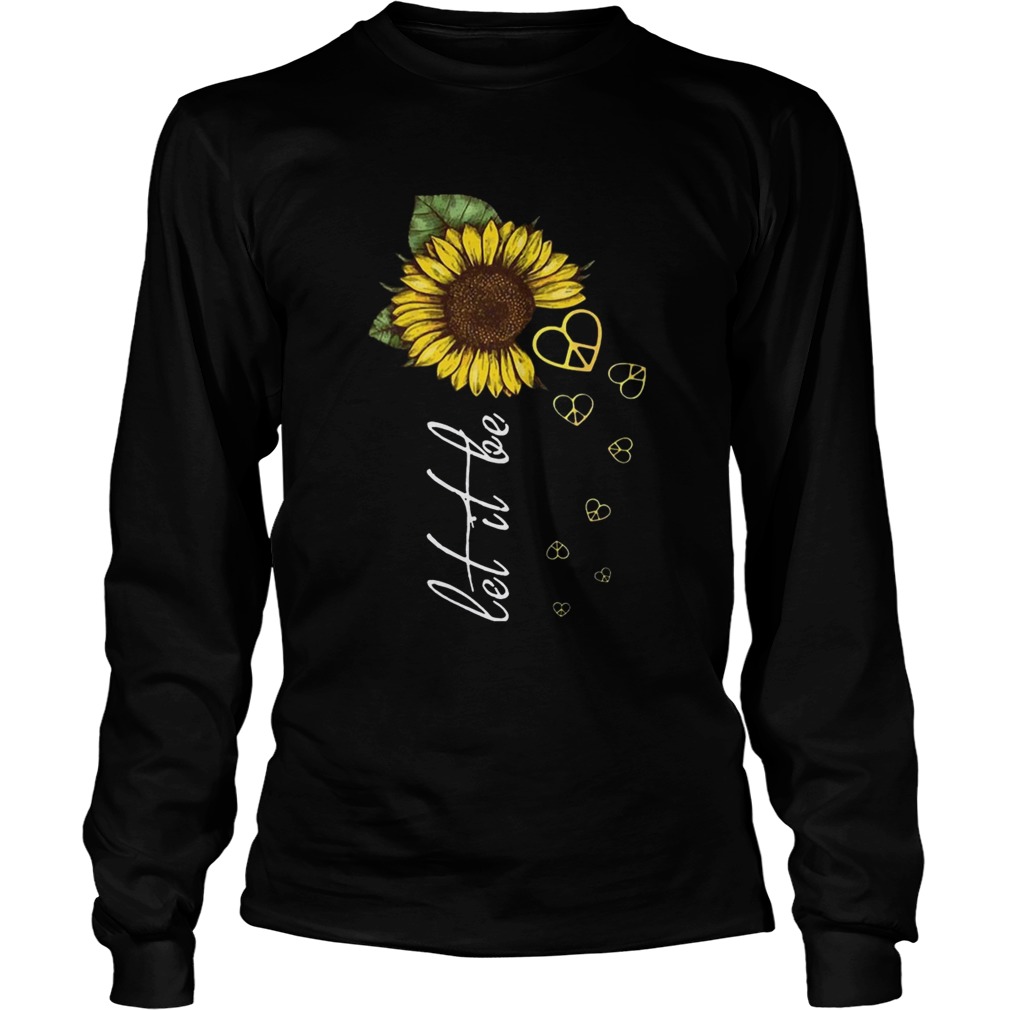 1559831146The Beatles sunflower let it be peace sign LongSleeve