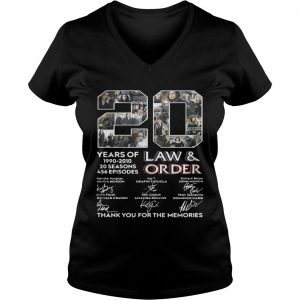 20 years of Law and Order 1990 2010 20 seasons 456 episodes Ladies Vneck
