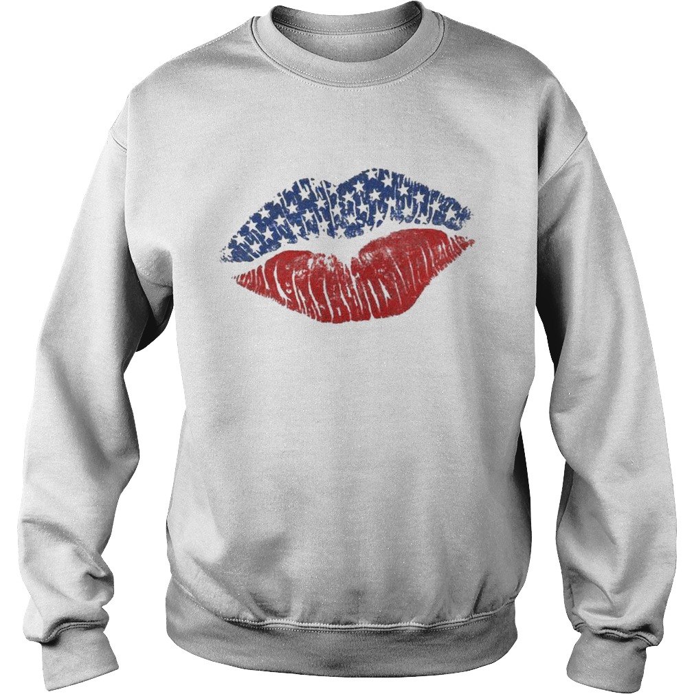 4th July Sexy Lips TShirt Sweatshirt
