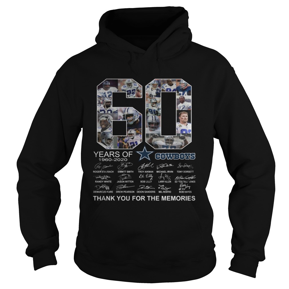 60 years of Dallas Cowboys Thank you for the memories Hoodie