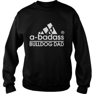 Abadass American Bulldog dad adidas Sweatshirt
