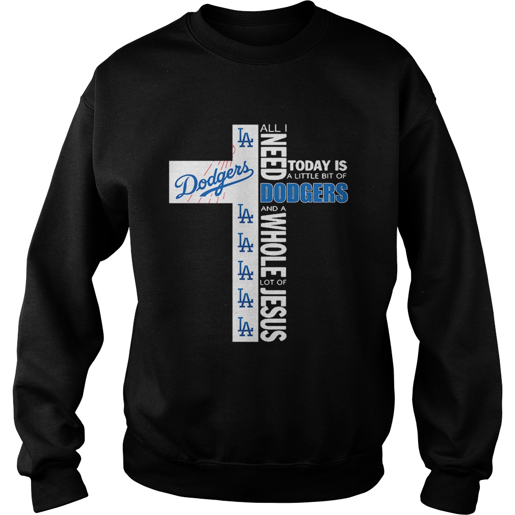 All I need today is a little bit of Los Angeles Dodgers and a whole lot Sweatshirt