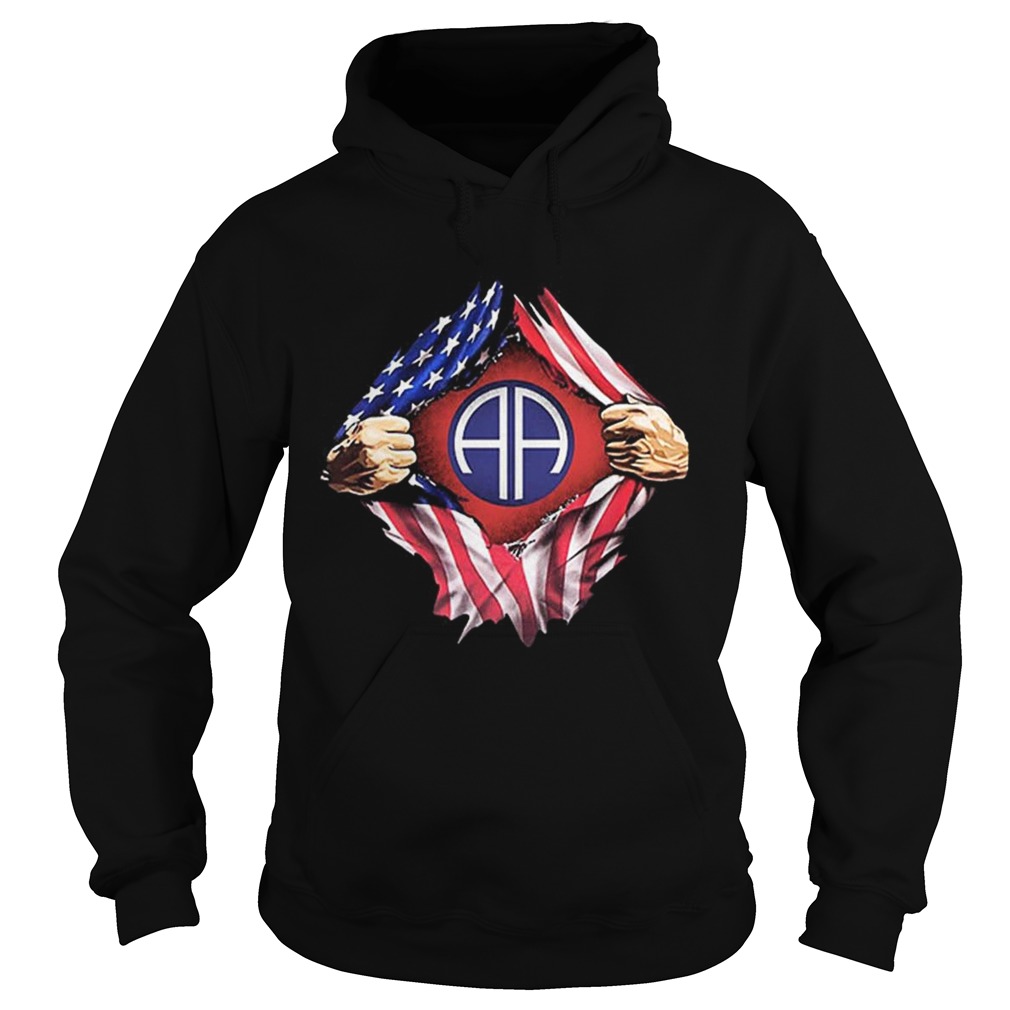 American flag 82nd Airborne Division Hoodie