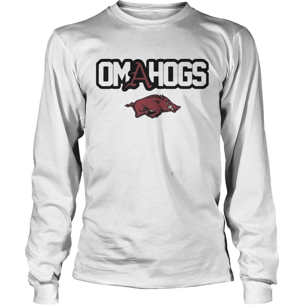 Arkansas Razorbacks college world series Omahogs LongSleeve