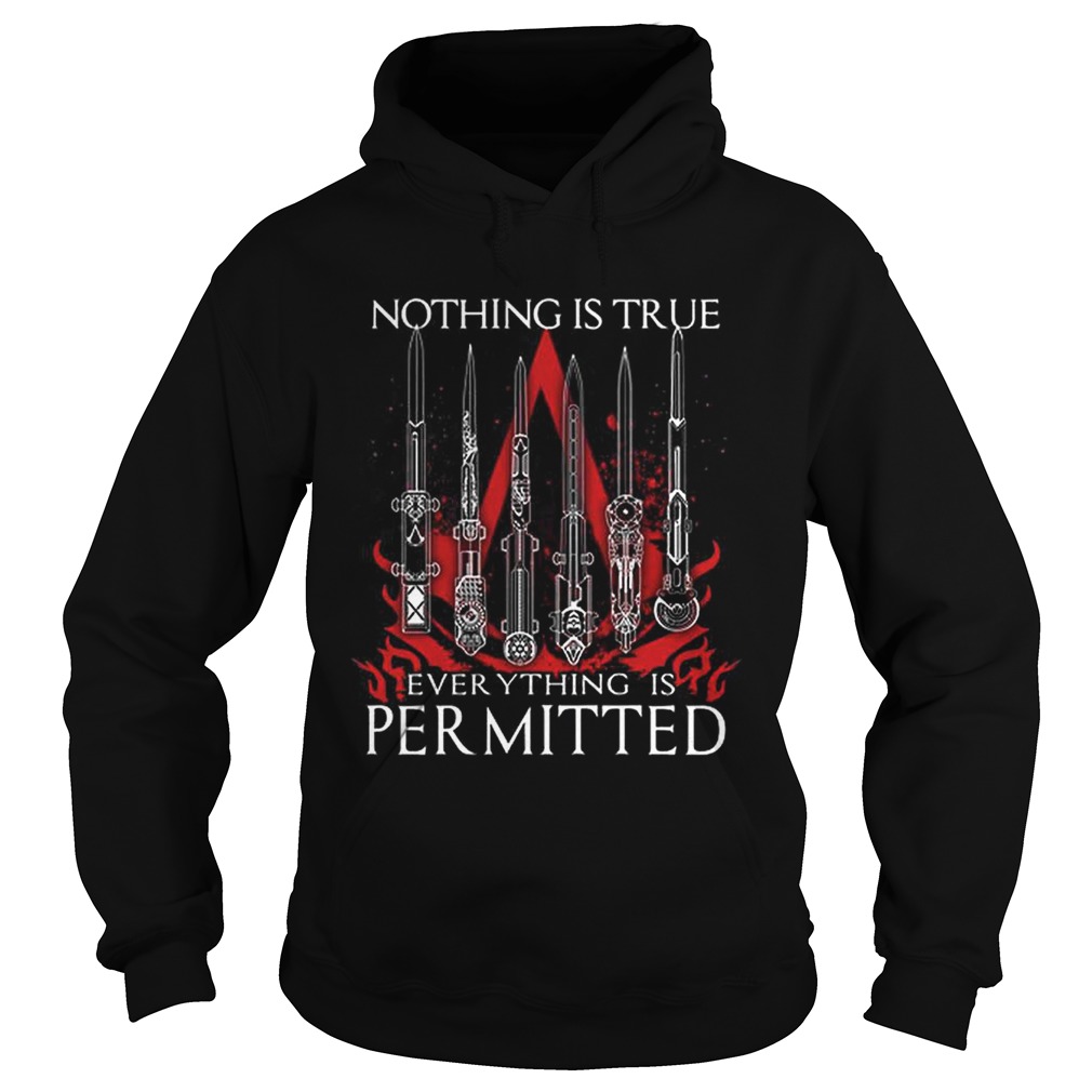 Assassins Creed Nothing is true everything is permitted Hoodie