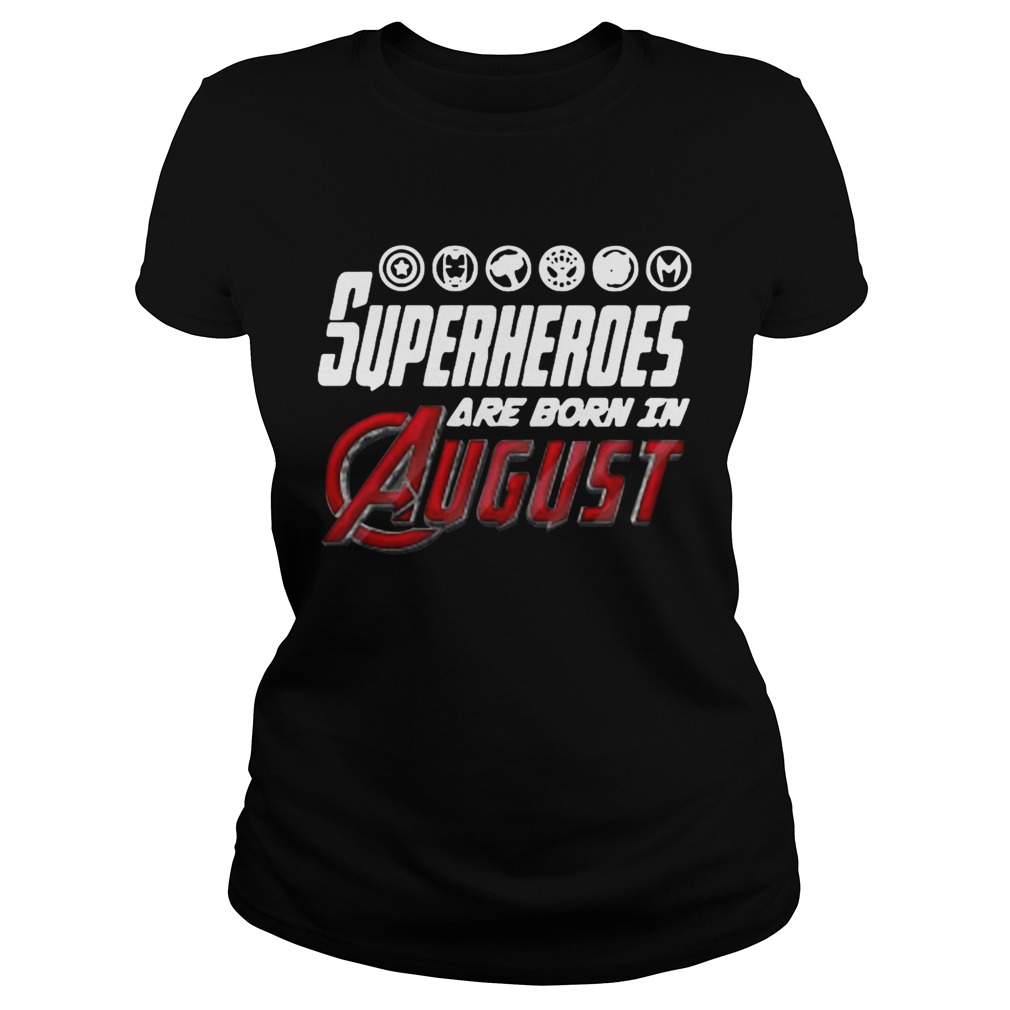 Avengers superheroes are born in august Classic Ladies