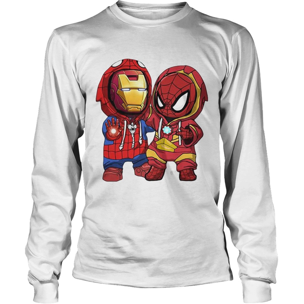 Baby Iron Man and baby Spiderman LongSleeve