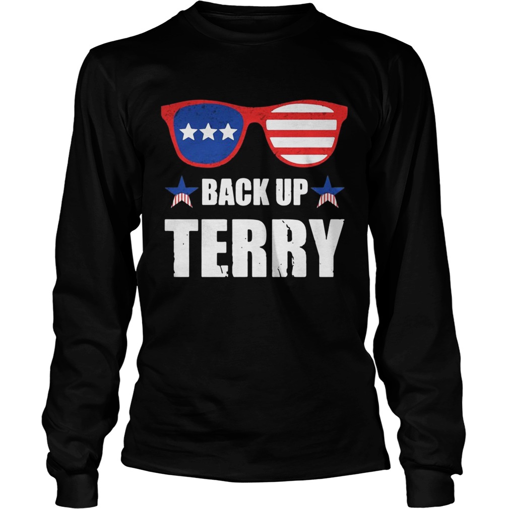 Back up Terry American Flag USA 4th Of July LongSleeve