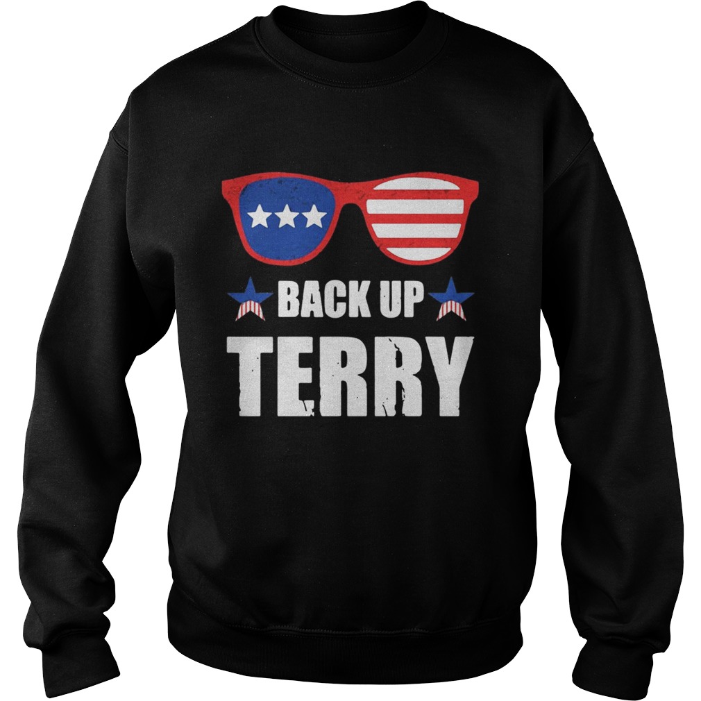 Back up Terry American Flag USA 4th Of July Sweatshirt