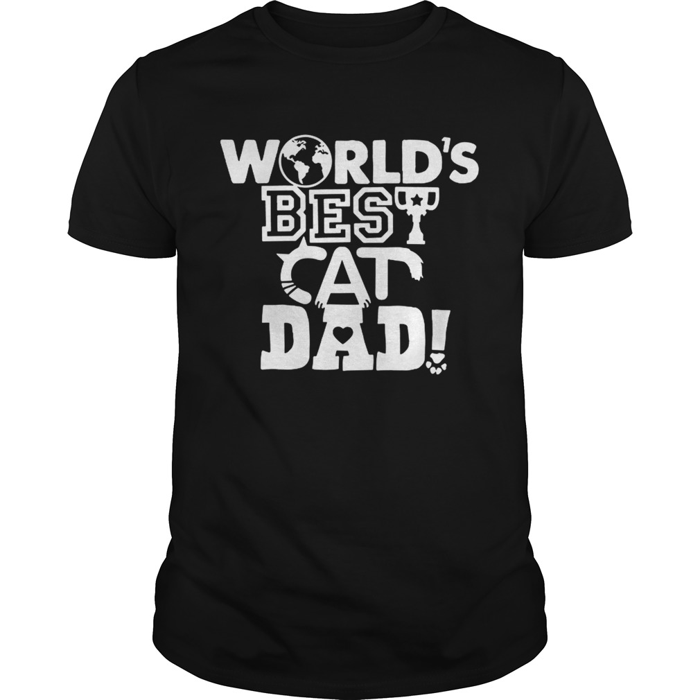 Best Cat Dad Of the World Love Cat shirt