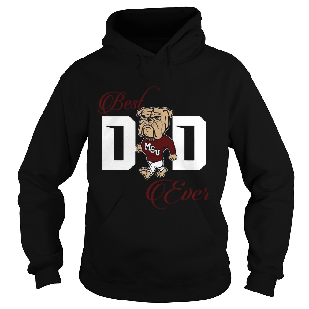 Best Mississippi Bulldogs Dad Ever Football T Hoodie