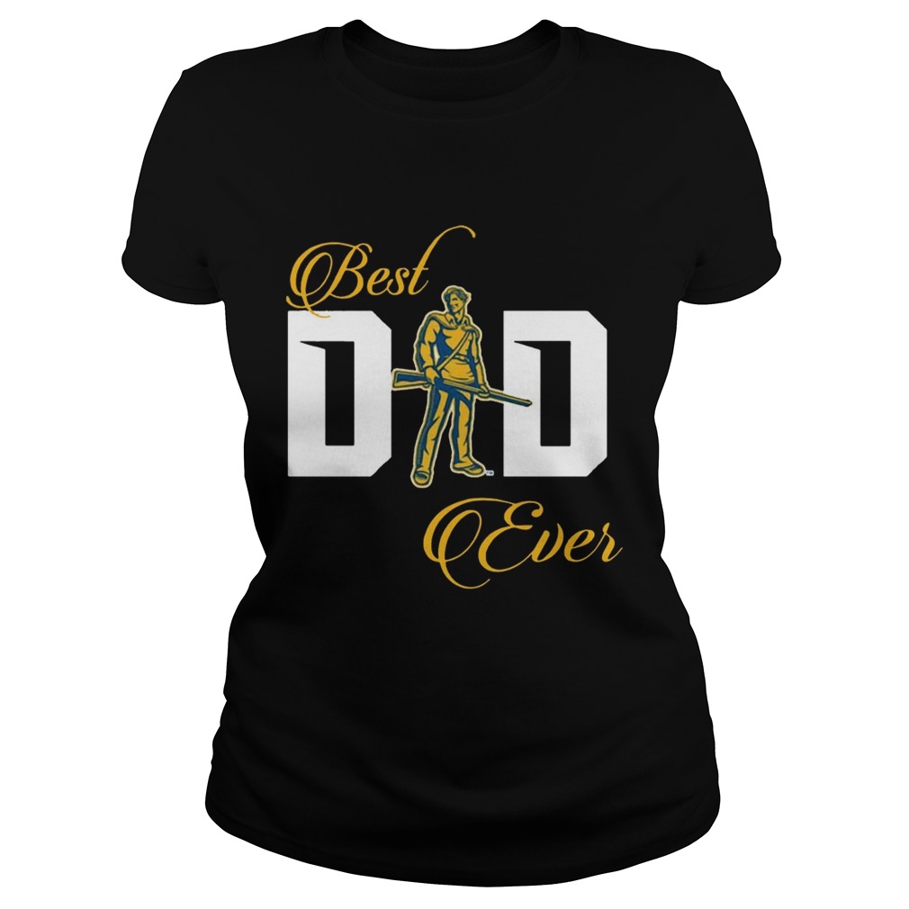 Best Mountaineers Dad Ever Football T Classic Ladies