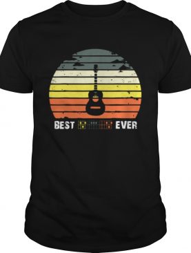 Best guitar ever vintage sunset shirt