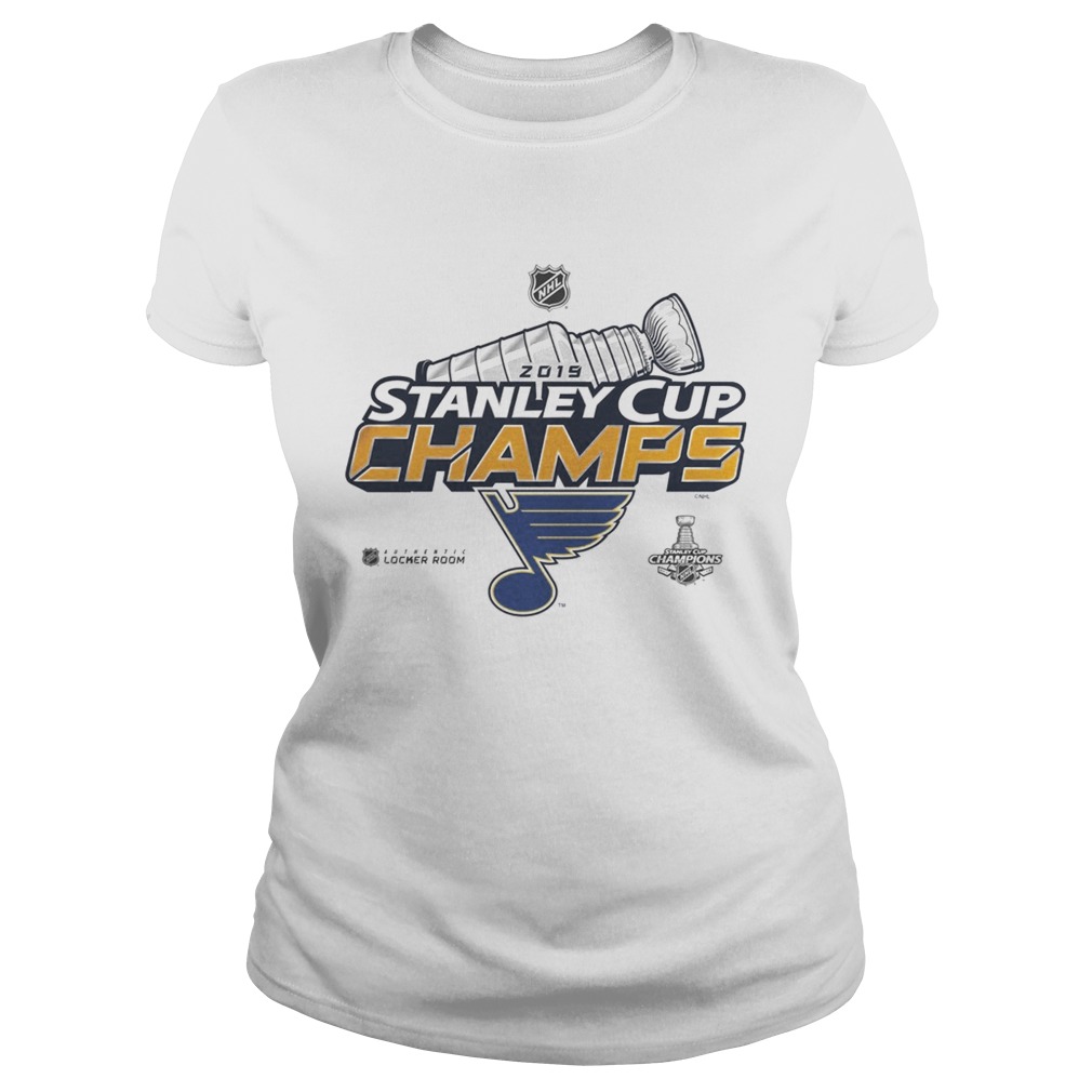 Blue Stanley Cup Champs 2019 Classic Ladies