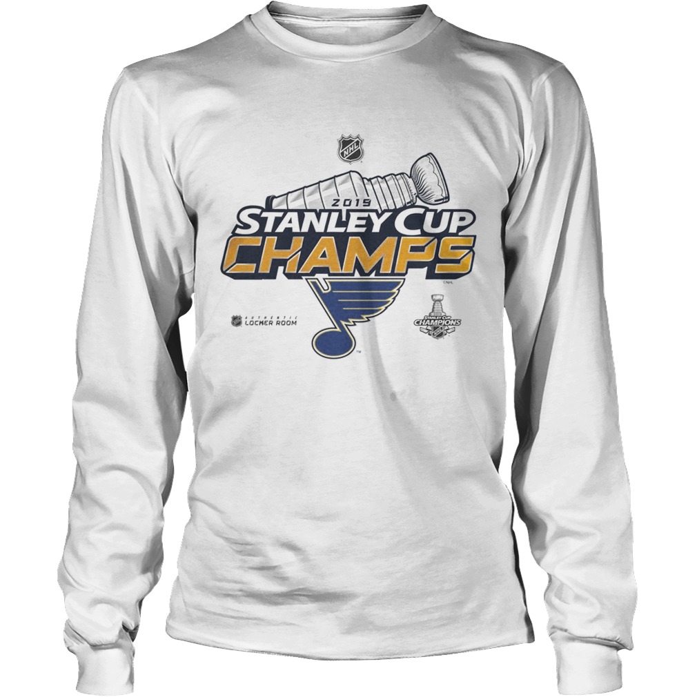 Blue Stanley Cup Champs 2019 LongSleeve
