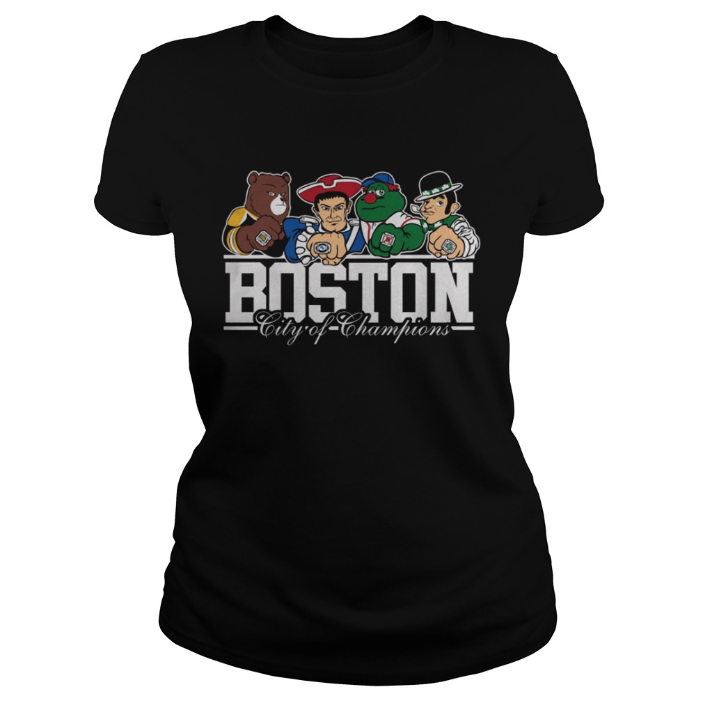 Boston Sports Teams city of champions Classic Ladies