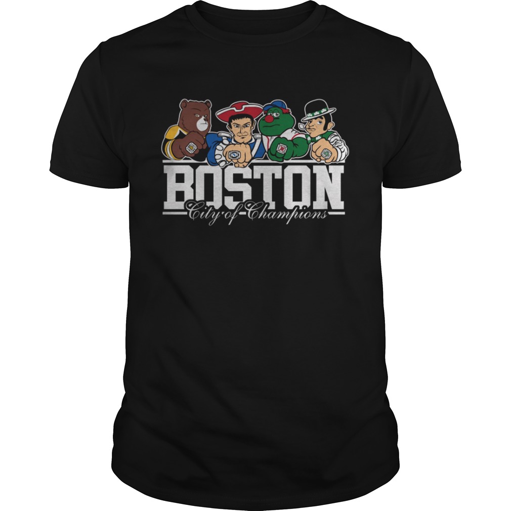 Boston Sports Teams city of champions shirt