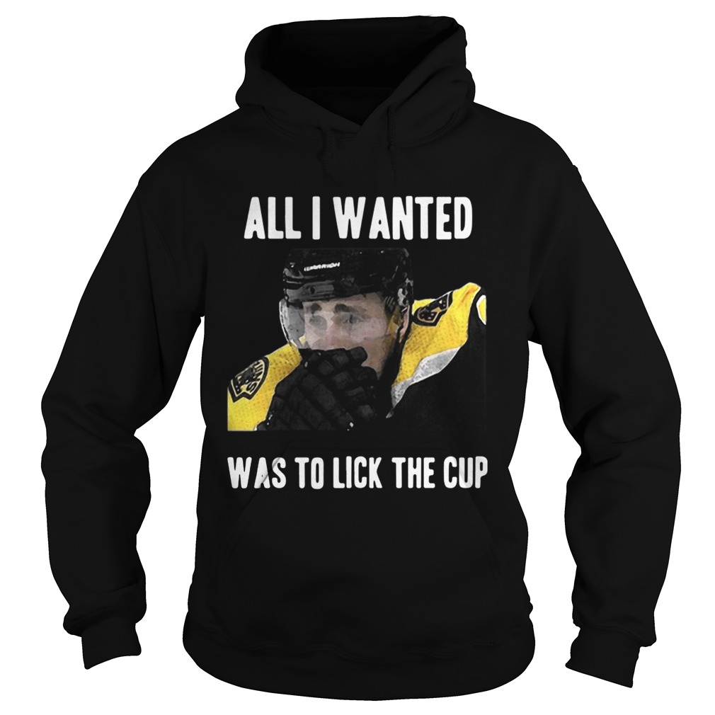 Brad Marchand All I Wanted Was To Lick The Cup Shirt Hoodie