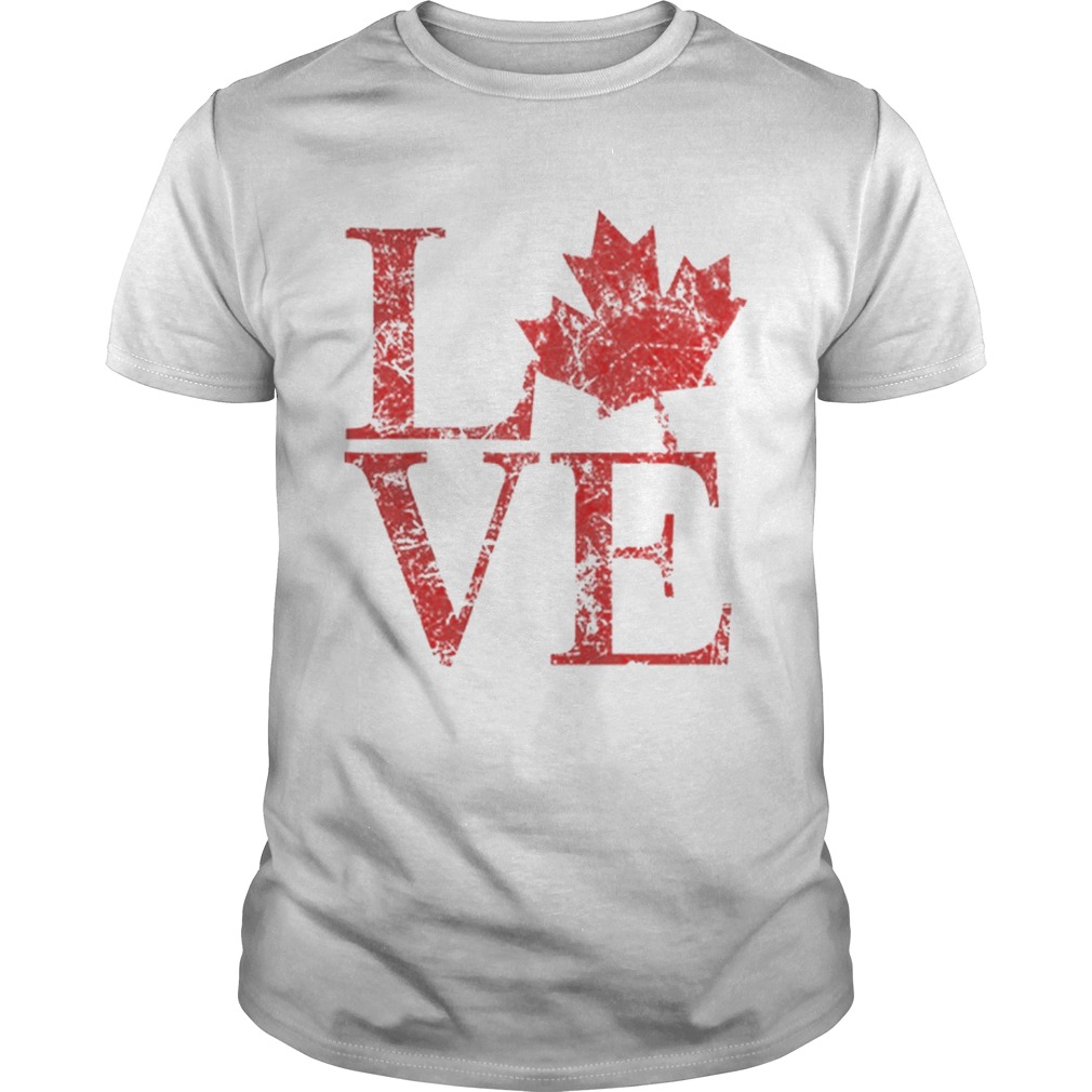 Canadian Love Canadian Live Canada Day shirt