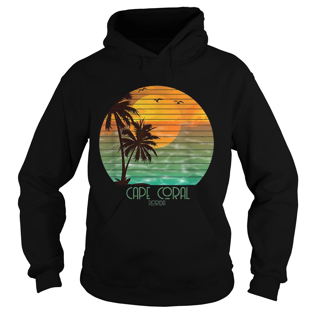 Cape Coral Florida Sunset Beach Summer Vacation Shirt Hoodie