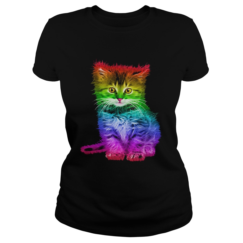 Cat Lover LGBT Pride Classic Ladies