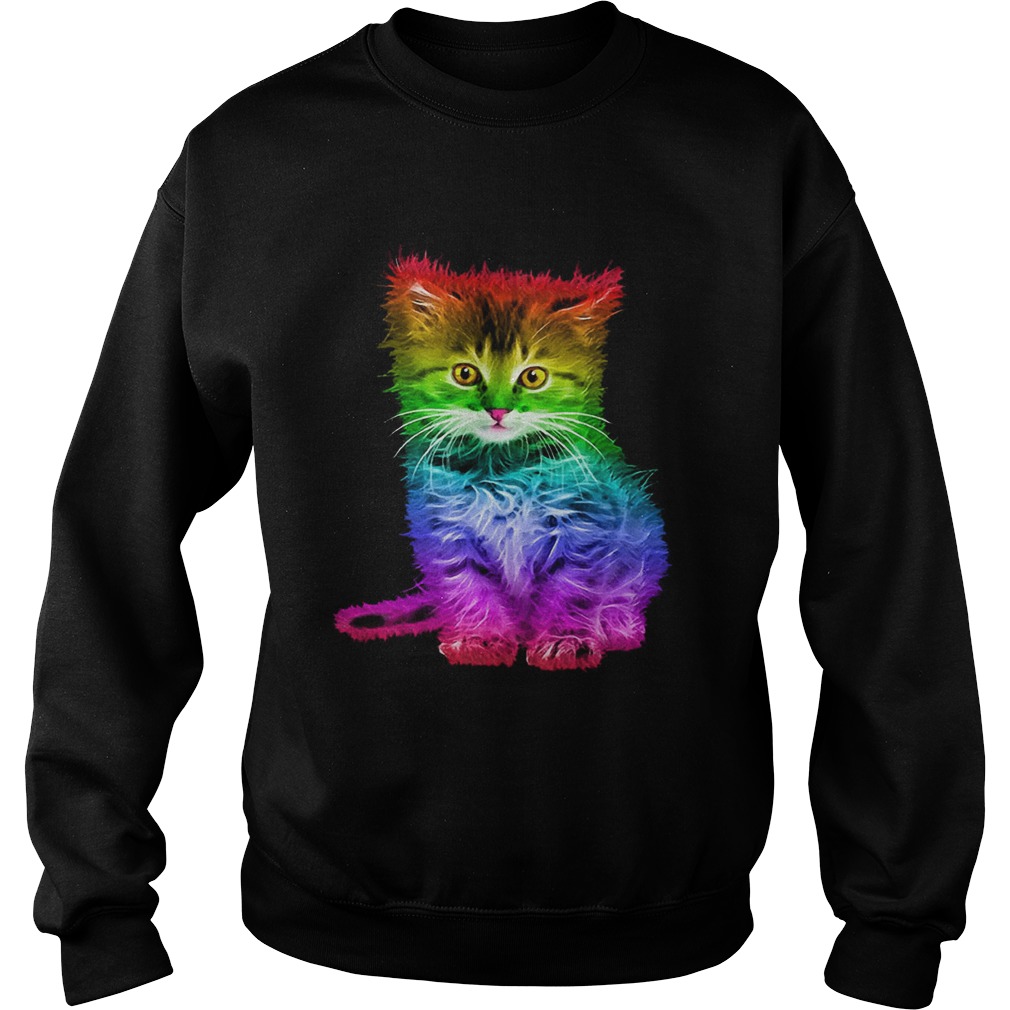 Cat Lover LGBT Pride Sweatshirt