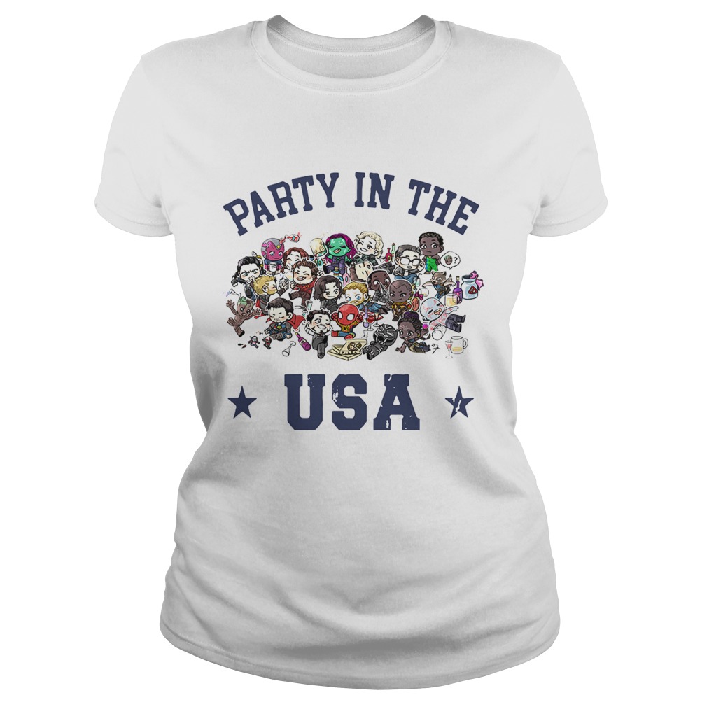 Chibi Marvel characters party in the USA Classic Ladies