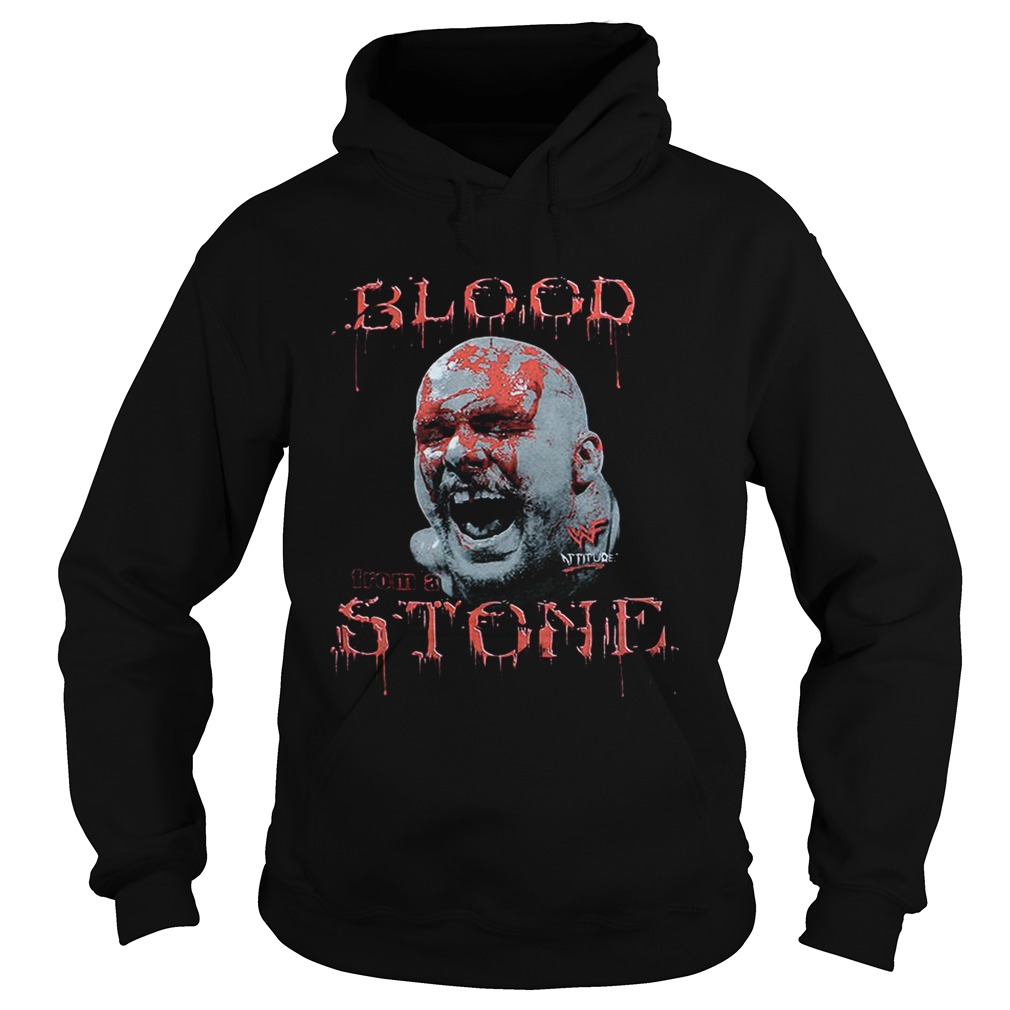 Cold Steve Austin Bloody Face blood from a stone Hoodie