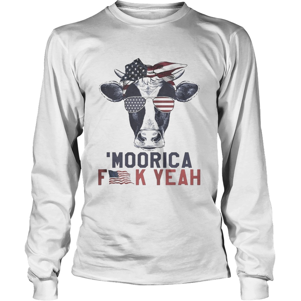 Cow Moorica fuck yeah LongSleeve