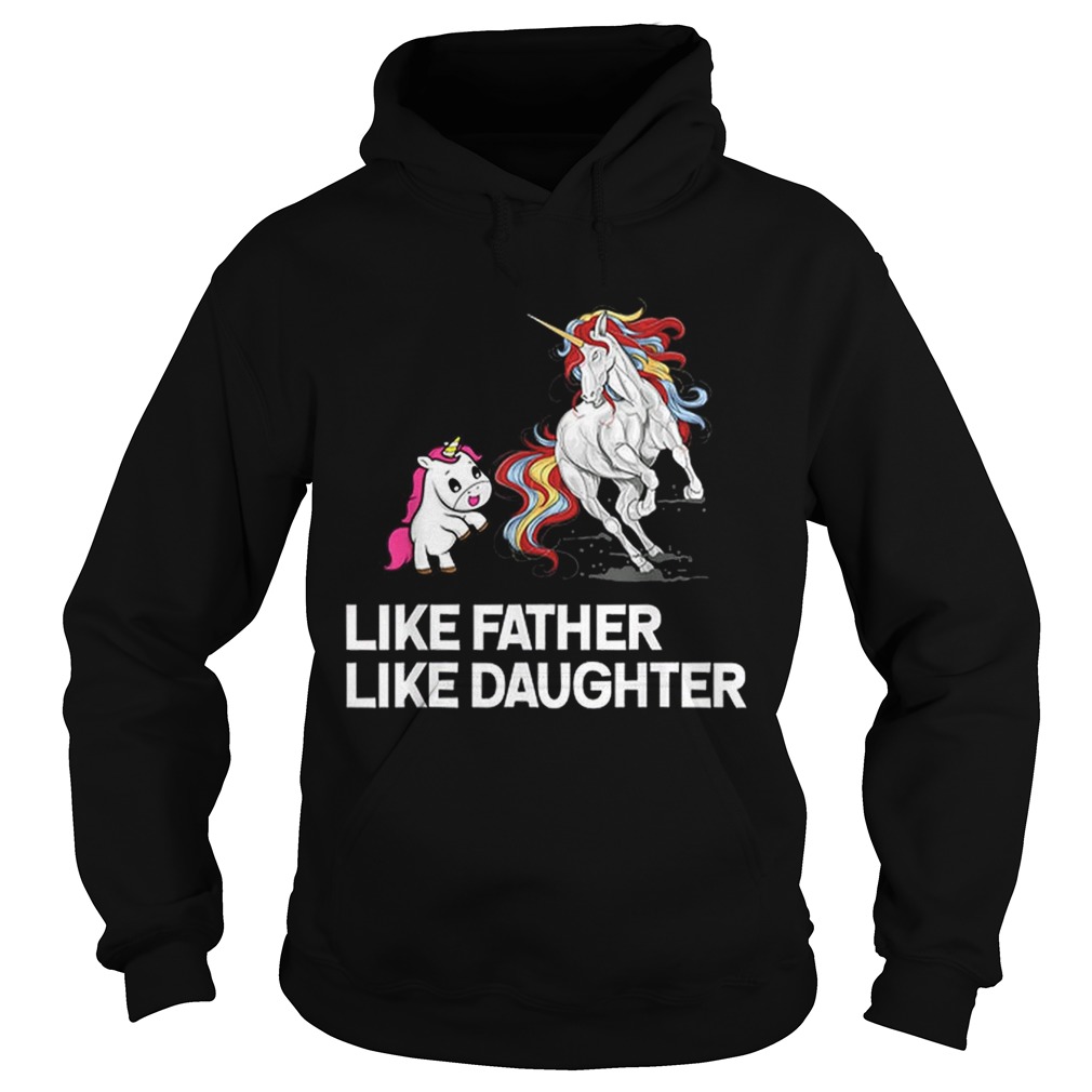 Dad Unicorn Father Daughter Fathers Day Hoodie