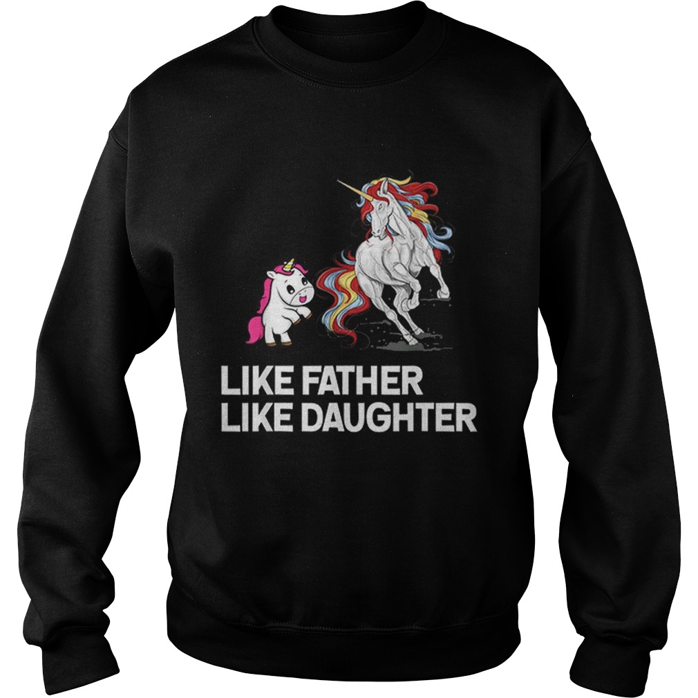 Dad Unicorn Father Daughter Fathers Day Sweatshirt